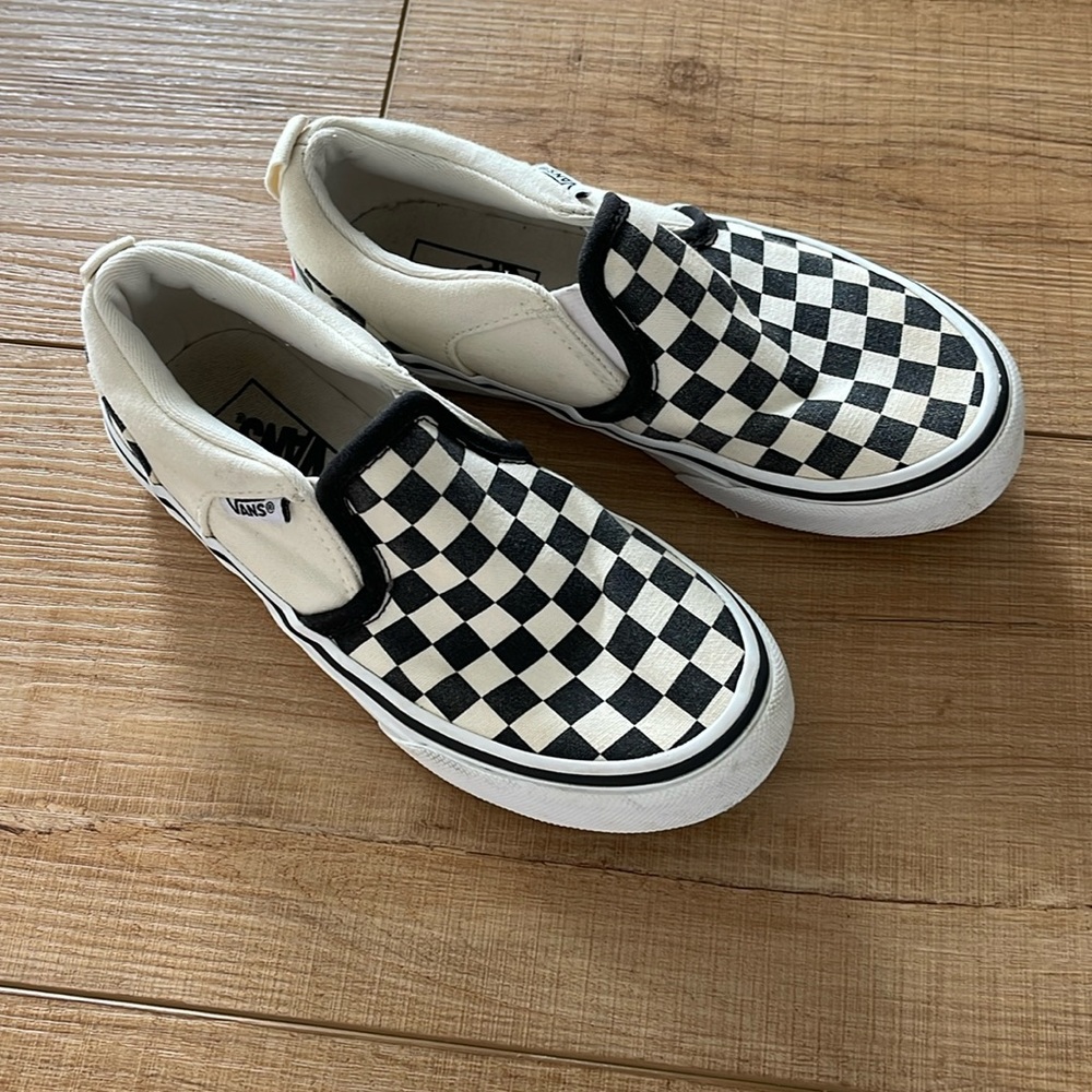 Kids Classic Slip-on Checkerboard Vans